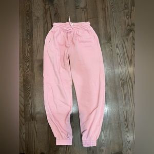 Light pink sweatpants